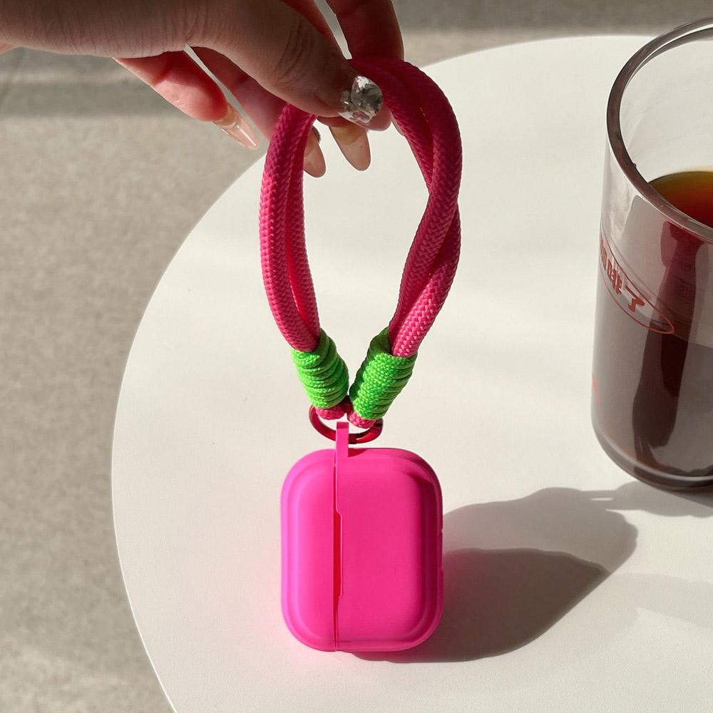 Корея милый конфетный силиконовый чехол для наушников airpods 4 простой ремешок от падения для airpods 1 2 3 pro 2