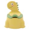 Baby Potty Thickening Ergonomic Modern Cartoon Dinosaur Training Potty Toilet with Rubber Base for