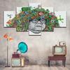Bedroom Home Decor Prints 5 Pcs Color Cartoon People Derivative Painting Wall Art Modular Modern Poster Canvas Pictures No Frame