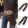 Y2K Hollow Belts Baroque Style Metal Buckle Belts Casual Round Buckle Belts Decorative Jeans
