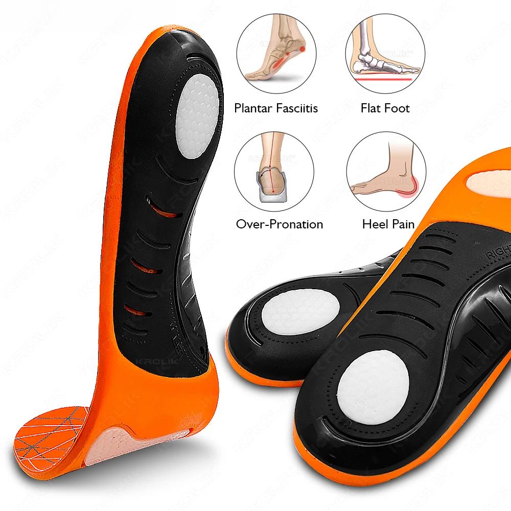 Ортопедические стельки EVA для обуви, подошва для свода стопы, подкладка X/O-типа, коррекция плоскостопия, поддержка свода стопы, спортивная обувь, вставка