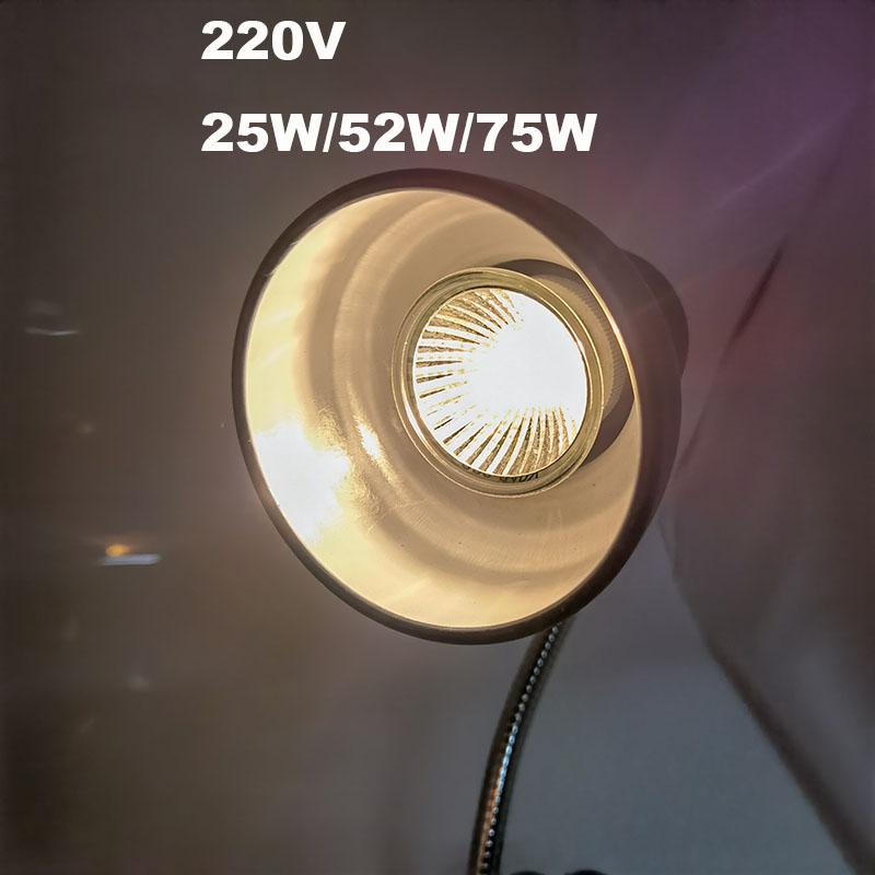 E27 UVA + UVB 220 В для рептилий, нагревательная лампа, держатель для палубы, черепаха, греющаяся лампа, черепаха, зажим для света, термометр, гигрометр, ящерица