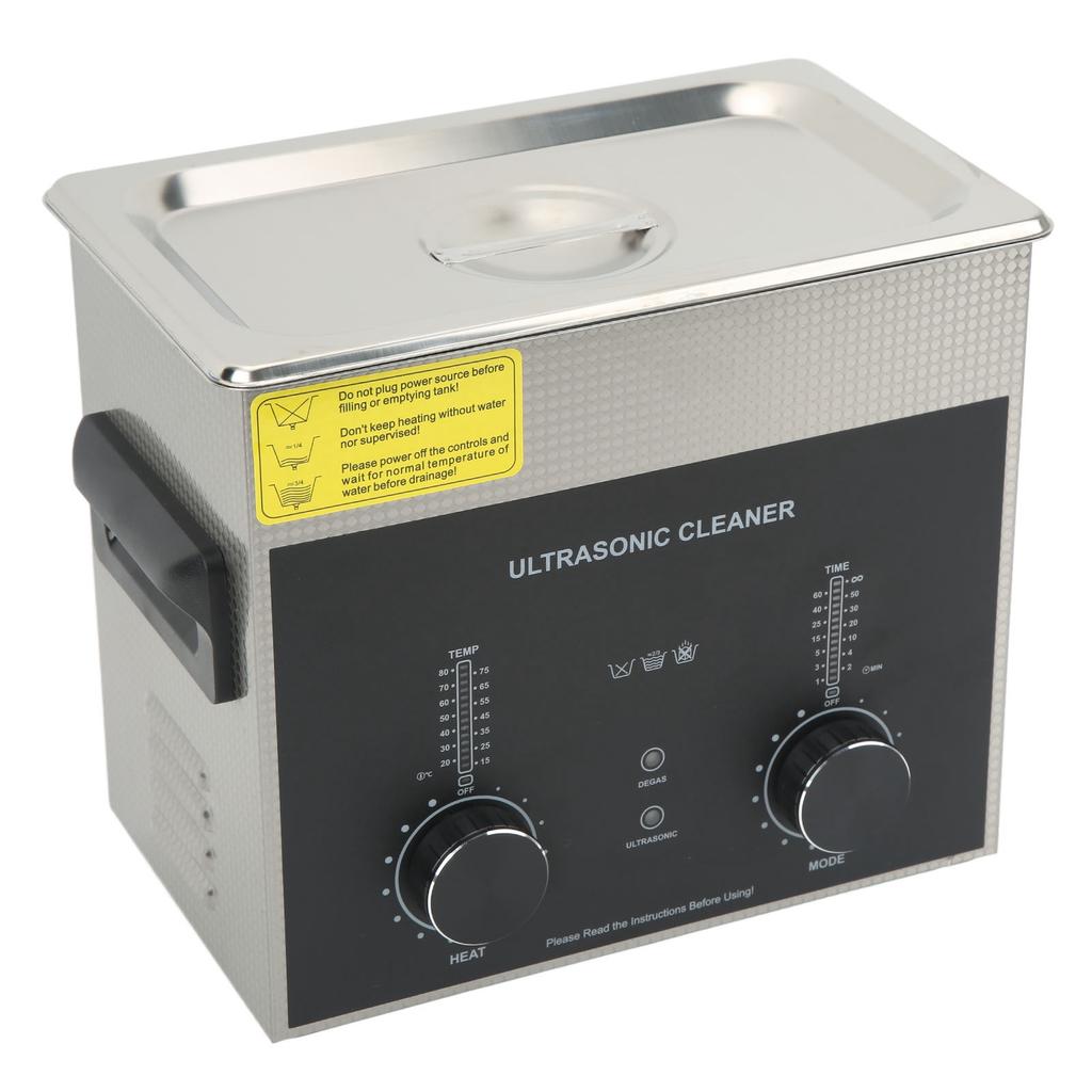 Ультразвуковая очистительная машина 3L из нержавеющей стали 304, профессиональный очиститель ювелирных изделий с режимом дегазации
