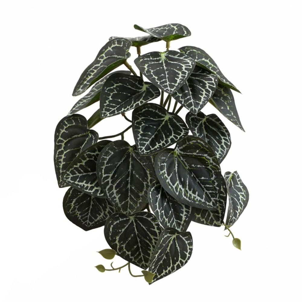 Тропические растения Зеленые растения в горшках Большая шелковая черепаха спина Бамбуковые листья Декор для свадебной вечеринки