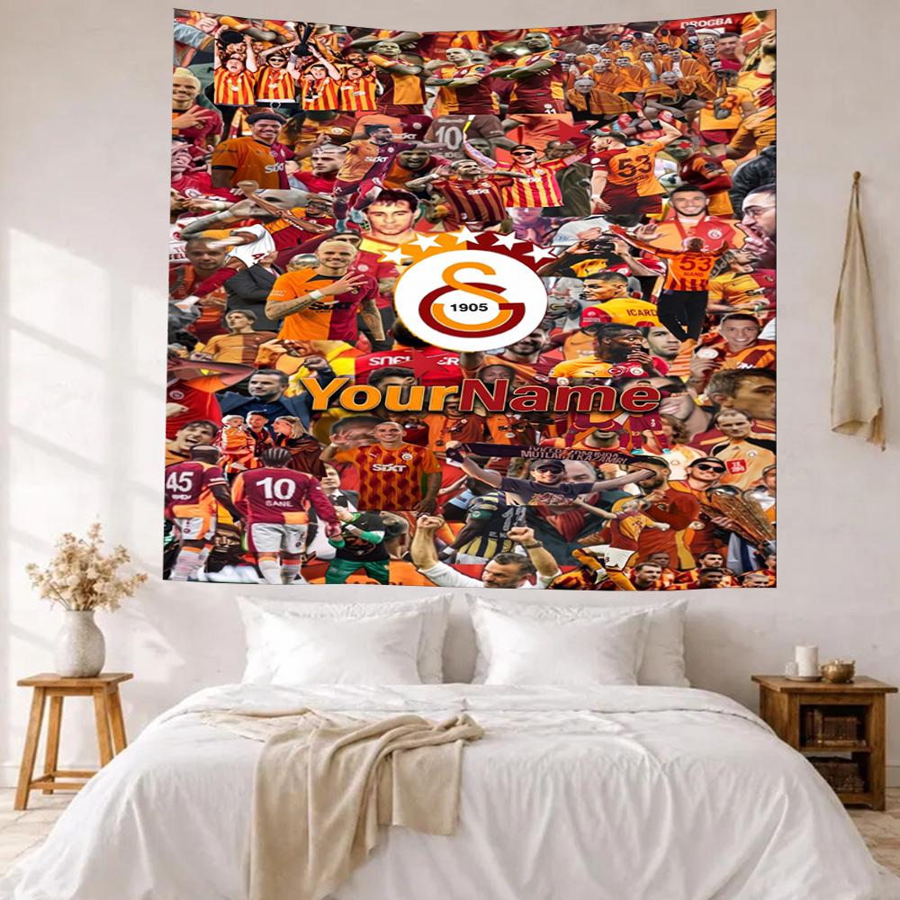 Galatasaray Custom Your Name Wall Decor Tapestry Art For Pet Memorial Birthdaywedding Party Backdrop Family Gift