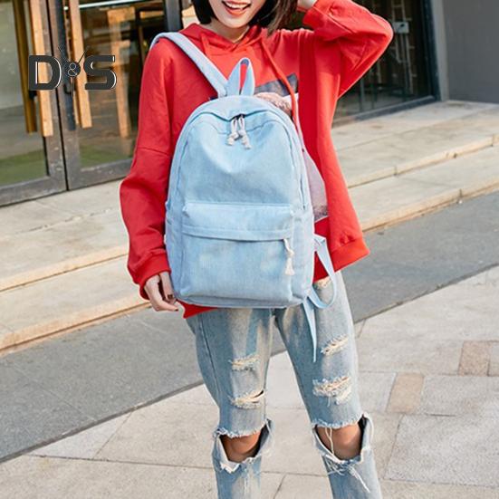 Однотонный вельветовый рюкзак с защитой от кражи, тренировочный рюкзак с регулируемыми ремнями, большая вместимость, унисекс, школьная сумка для путешествий, кемпинга, работы, спортзала