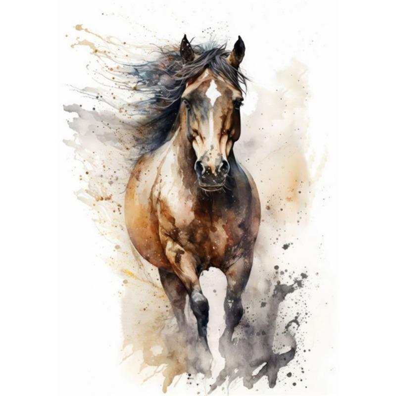 Акварельная дикая природа Холст Картина маслом Печать Постер Абстракция Ленивец Осьминог Фламинго Птица Французский бульдог Собака Постер Домашнее настенное искусство