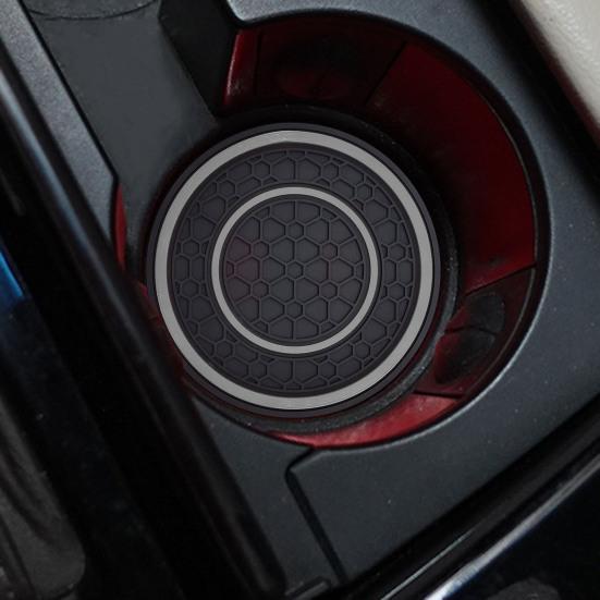 2 шт. автомобильные подставки под стаканы термостойкие нескользящие водонепроницаемые канавки универсальный держатель для стаканов аксессуары для салона автомобиля