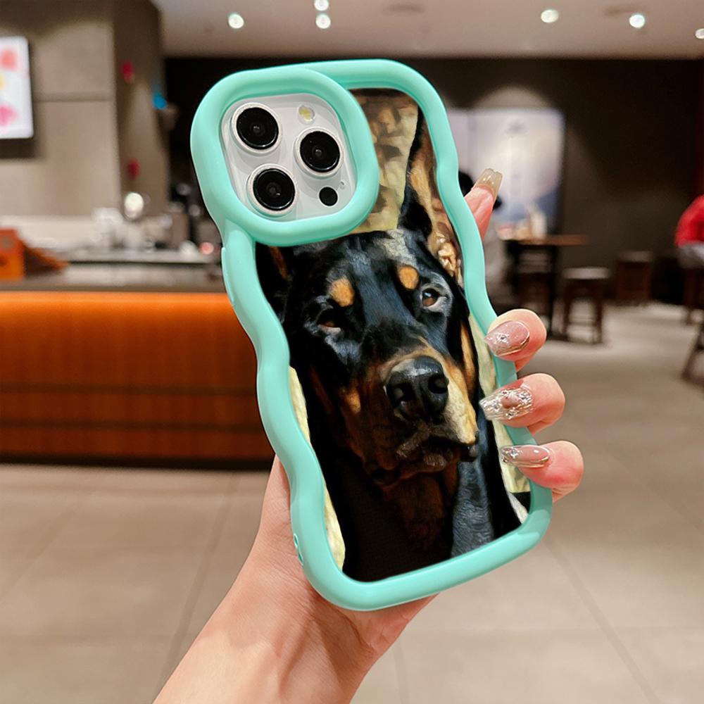 Мягкий чехол из ТПУ Macaron для телефона Xiaomi Poco X3 X5 X6 M6 Redmi 10C 12C 13C Redmi Note 9 10 11 12 13 Pro 10s 11s 12s, чехол Ae52 с изображением собаки Добермана