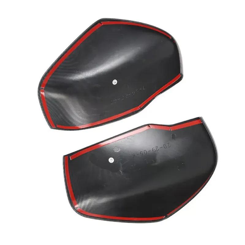 For Nissan Navara D23 NP300 2017- Car Sticker Rearview Side Mirror Cover Wing Cap Exterior Door Rear View Case Trim Carbon