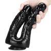 Женский мастурбатор Двойной дилдо Большой член Пенис Анальная пробка Фистинг БДСМ Секс-игрушки Реалистичный член Женское доминирование