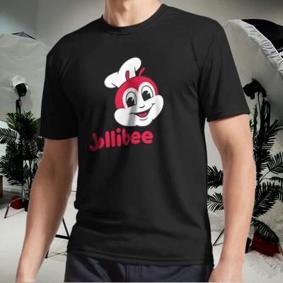 Новая футболка Jollibee Resto Активная футболка Смешная футболка с коротким рукавом Унисекс