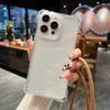 Shockproof Transparent Case For Samsung S26 S24 FE S25 Ultra S23 Plus S22 S21 A36 Crossbody Lanyard Cord Hang Neck Strap Cover