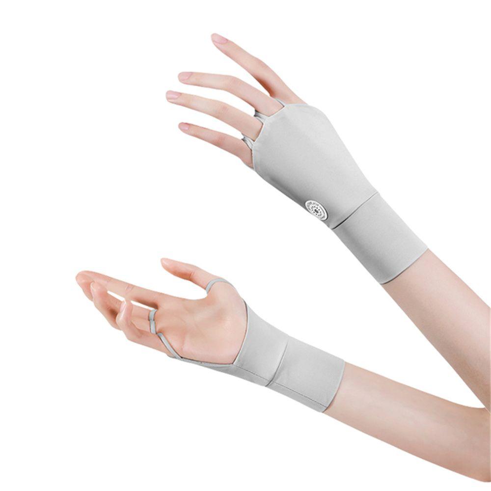Left Hand Sunscreen Ice Silk Women Golf Gloves Golf Gloves Sports Gloves Golf Half Finger Glove