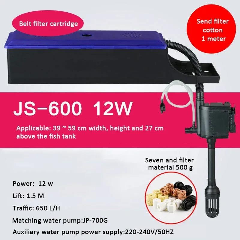 Фильтр для аквариума 220-240 В 12 Вт Верхний фильтр Капельница Аквариумная коробка Бесшумный циркуляционный насос Внешний капельный фильтр Коробка для аквариума