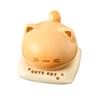 Portable Ceramic Dental Swab Tube Cat Shape Floss Stick Organizer Dental Floss Jar  Desktop Decor