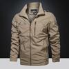 Spring and Autumn Large Size Jacket Men's Windproof and Waterproof Outdoor Hooded Jacket Men's Jacket