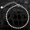 Genuine 925 Silver 3mm Ball Silver Bracelet
