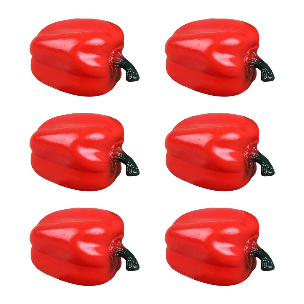 6Pcs Realistic Simulation Vegetable Models Artificial Vegetable Toy Kitchen Vegetable Decoration for Display Photography