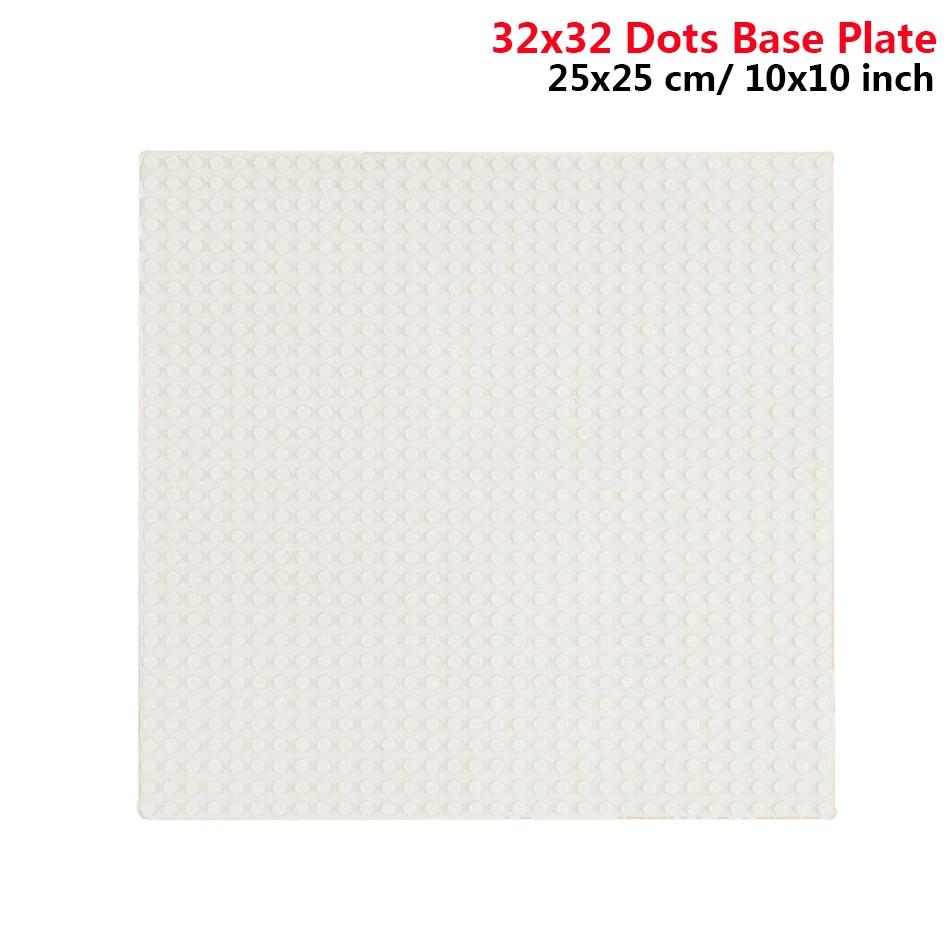 25.5*25.5cm 32x32 Baseplate Classic Building Blocks BASE PLATE BUILDING BLOCKS Children Bricks Toy