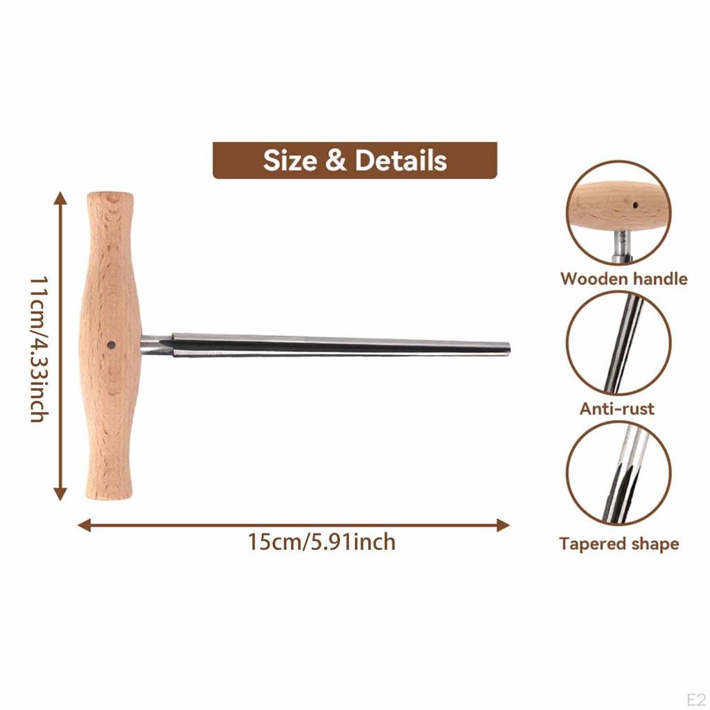 Скрипичный колковый ример Инструменты для мастеров по техническому обслуживанию Тяжелое изготовление Увеличенное бритье