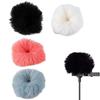 harukita Lapel Microphone Cover, Windscreen, Noise Reduction, Outdoor Lapel Microphone Windscreen, Universal Microphone Windscreen, Dustproof, Fur Mic