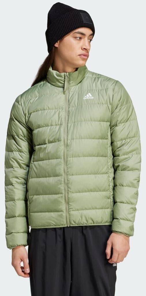 Adidas Essentials Light Down Jacket (IX8912) зимняя куртка зеленая