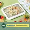 Бытовая машина для жареного йогурта, машина для ролл-мороженого, жарочная плита для мороженого из нержавеющей стали, оснащена 2 скребками, для самостоятельного приготовления еды
