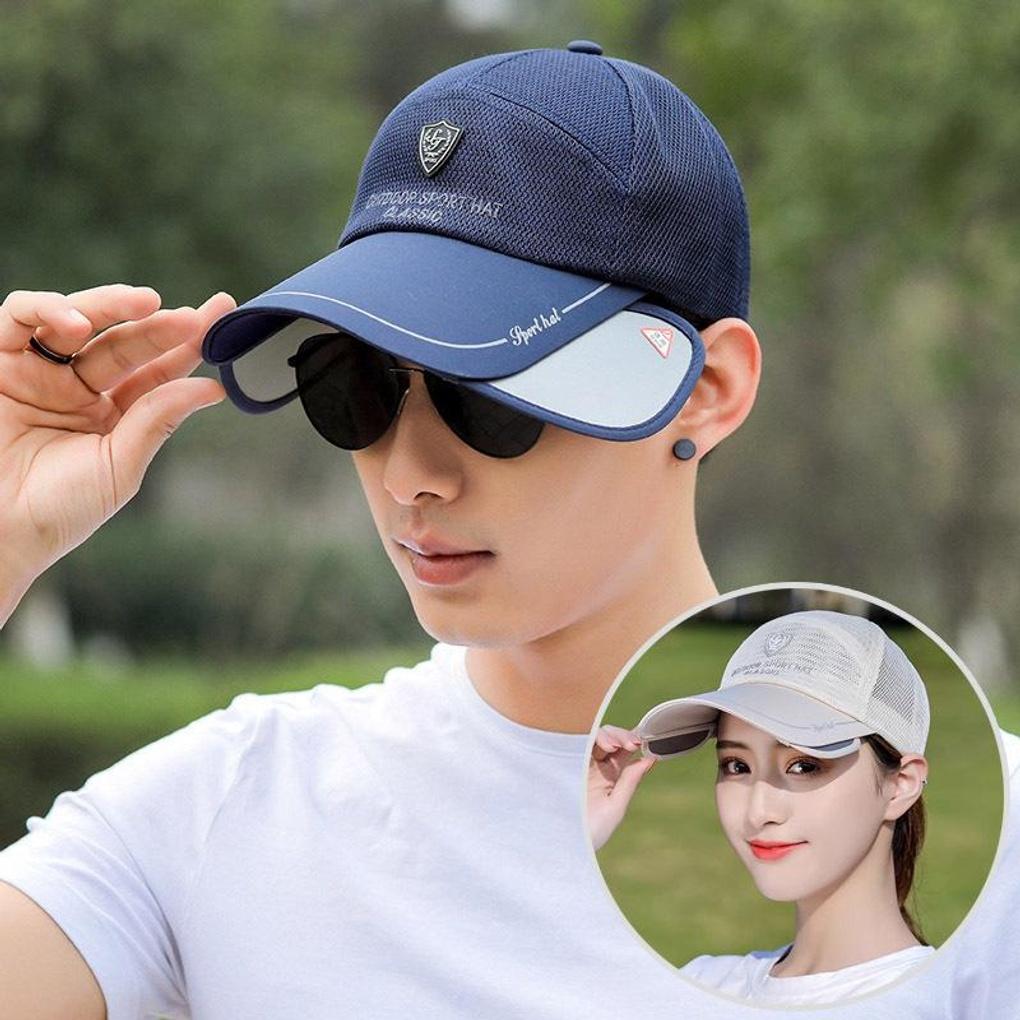 Women's Fashion Daily Extended Sun Visor Mesh Ball Cap Hat