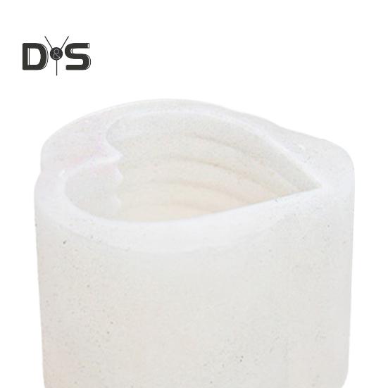 3D Сердце свечи Форма Силиконовая форма Сердце любви с прозрачной текстурой День святого Валентина эпоксидная смола художественные поделки для шоколадного торта мыло свечи изготовление