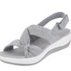 Women Sandals   Summer Closed Toe Roman Sandals Women Bow Platform Wedges Sandals Women  Sandals Plus Size 42