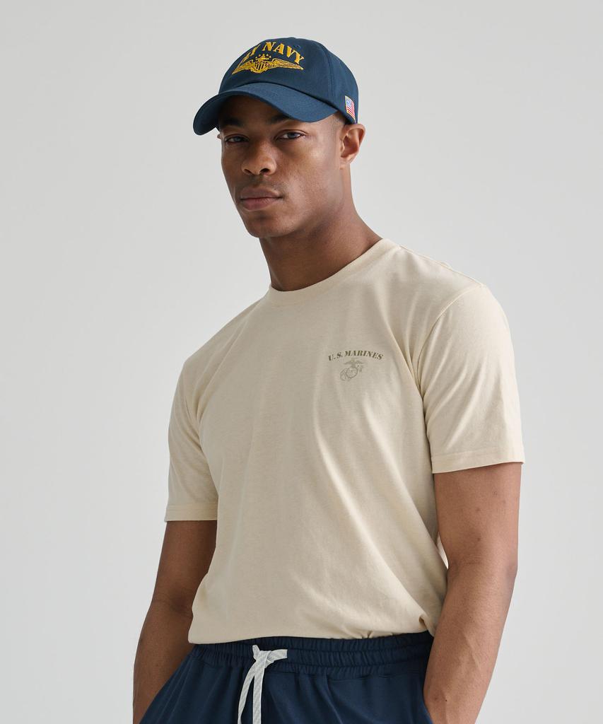 Футболка с коротким рукавом Pentaon US Marine Anchor Army Fit, круглая
