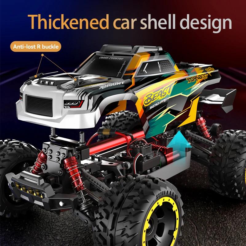 AAYB1 SG110 PRO 1:10 Радиоуправляемая Машина 2.4G 4WD Высокоскоростная С Светом Большой Электрический Пульт Дистанционного Управления Гусеничный 4x4 Внедорожник Игрушка Для Ребенка Подарок