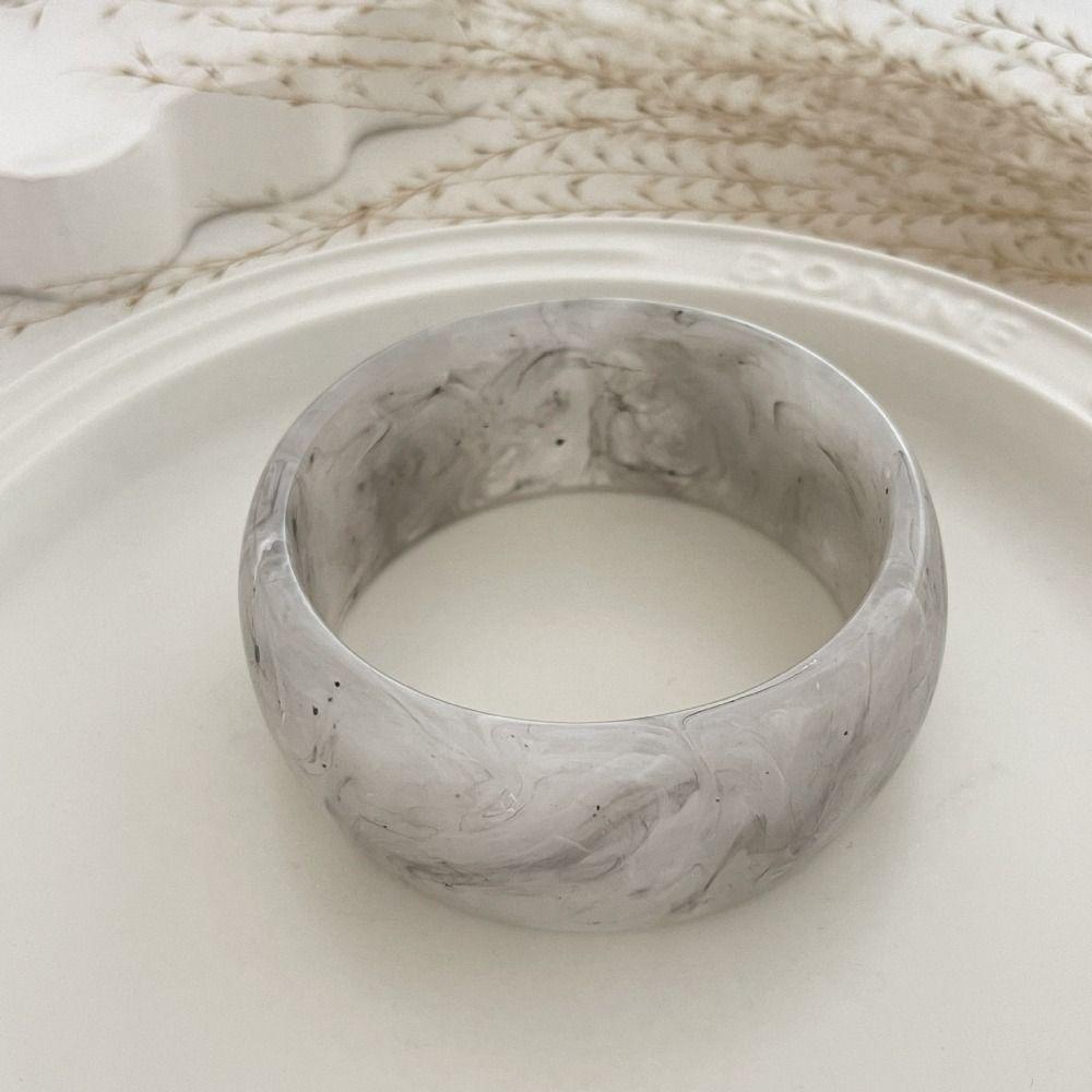 Преувеличивать массивные браслеты женские геометрические ретро-кольца для рук акриловые прозрачные браслеты женские