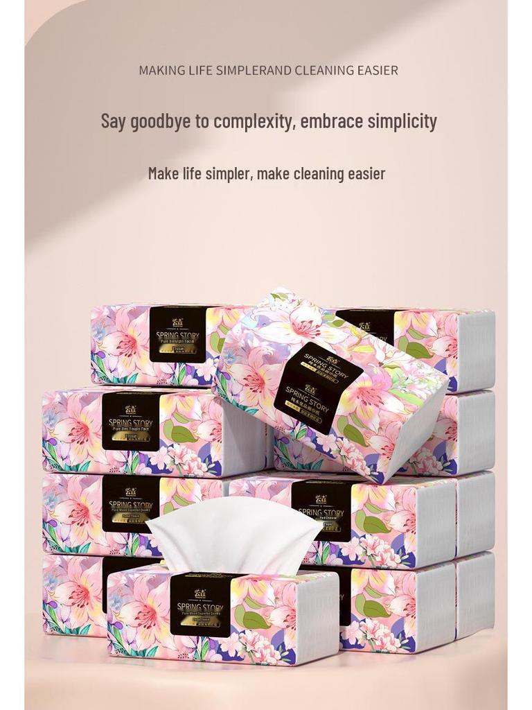 Большая упаковка бытовых салфеток для лица и рук для мамы и малыша