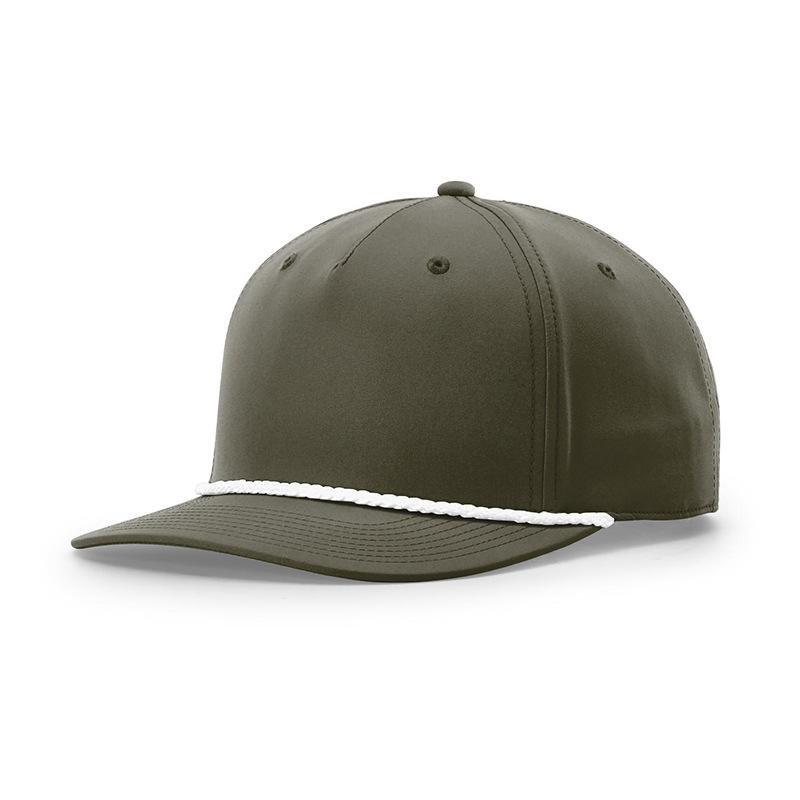 WoZhen Summer White Black Unisex Richardson 256 Trucker Hat High Quality Custom Snapback Cap Rope Fashionable Canvas for Outdoor