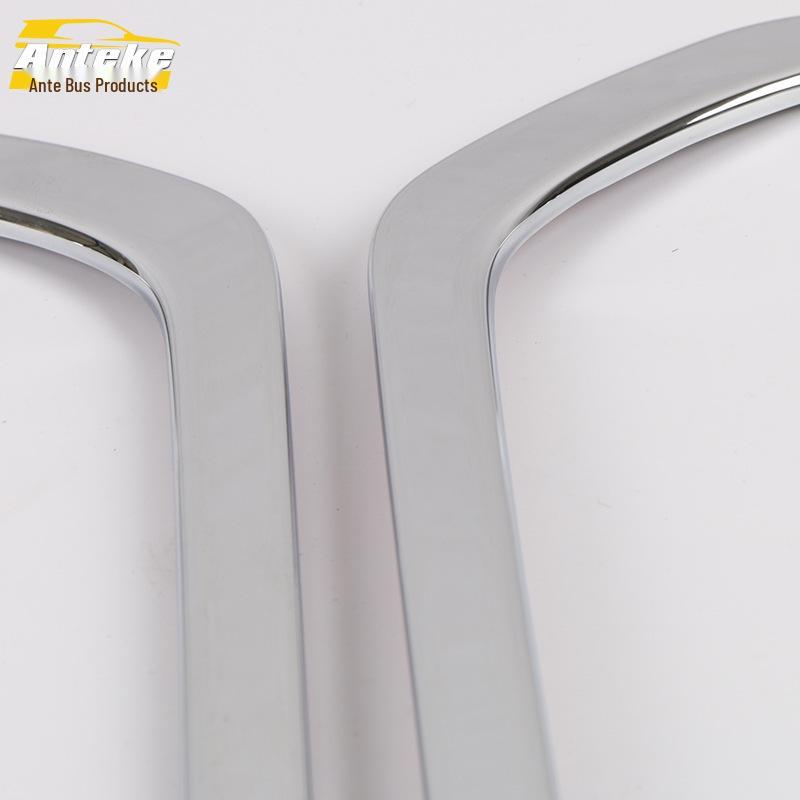 Compatible with Zhonghua H230 Models: Front Fog Light Cover Decorative Frame, Electroplated Bright Patch Accessories.