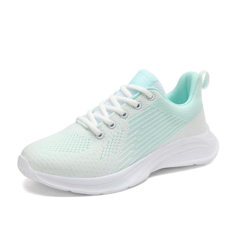 Fashion Explosive Women's Flying Fabric Breathable Fashion Comfortable Lightweight Sports Shoes Non-slip Wear Sports Shoes