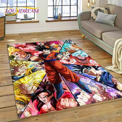 Аниме 3D D-Dragon-Ball японский мультяшный ковер для гостиной, спальни, декор, напольный коврик, нескользящее украшение для дивана, коврик для двери