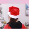 Premium Short Plush Christmas Hat With Big Ball For Festive Holiday Decorations