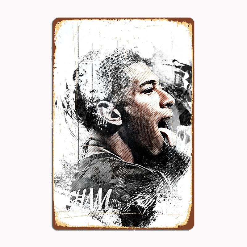 Джуд Беллингем Футбол Спорт Игрок Плакаты Металлический Знак Плакат Гараж Комната Кинотеатр Гостиная Пользовательские Жестяные Винтаж Домашний Декор