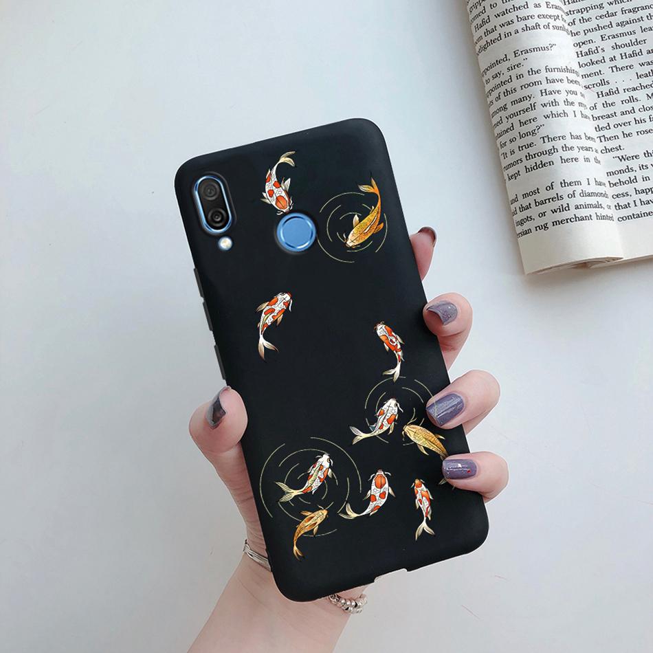 For Honor Play Case COR-L29 COR-L09 Phone Cover Stylish Flower Soft Silicone Matte Case Fundas For Honor Play Shockproof Bumper