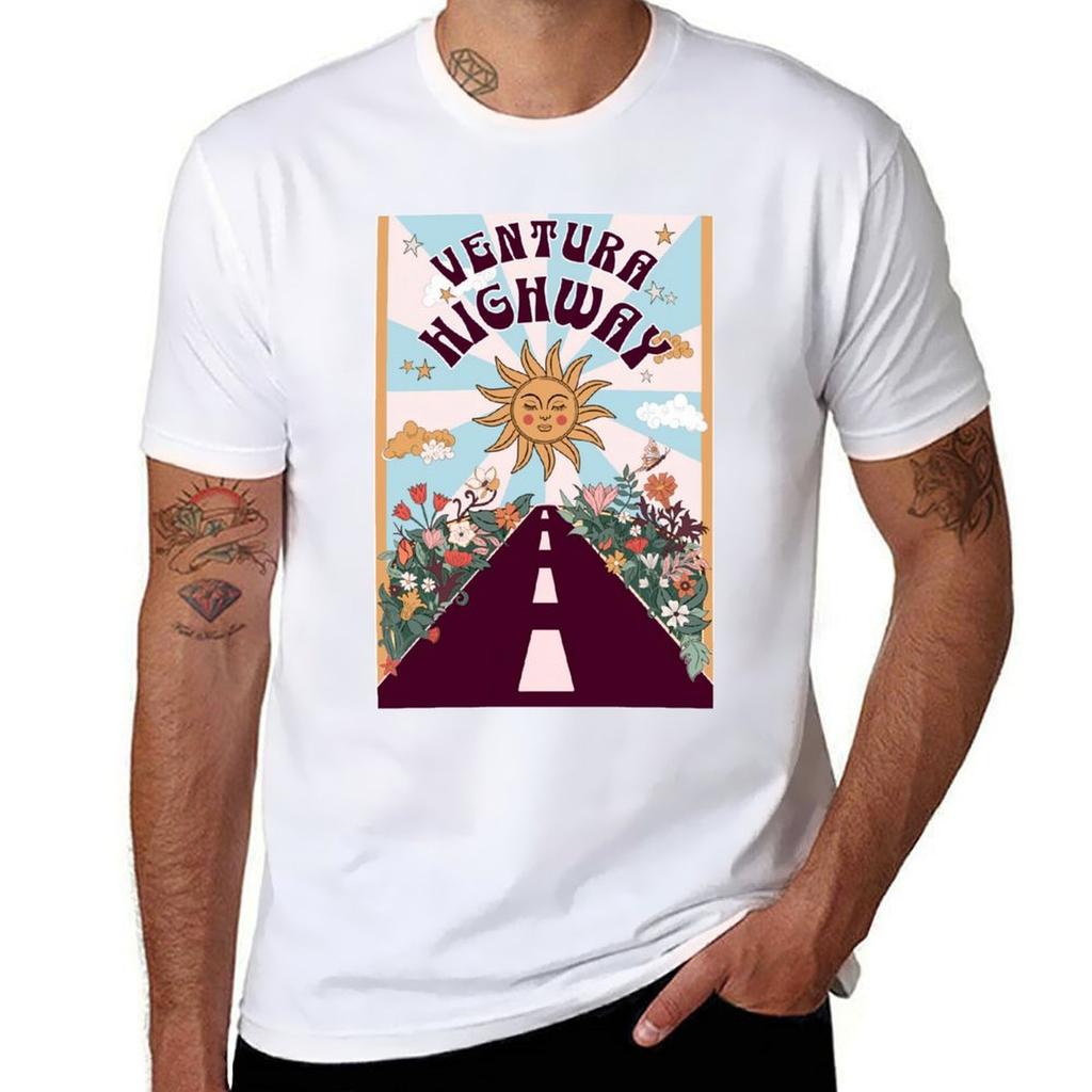 Ventura Highway Tshirt Basic All Season Solid Tshirt