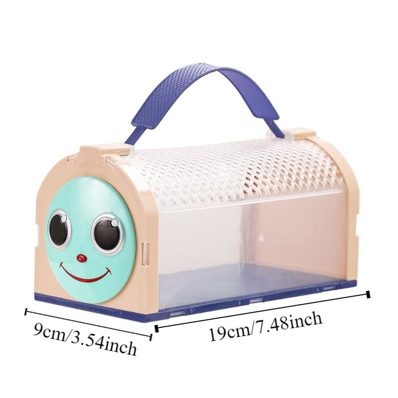 PP Детская клетка для насекомых Многофункциональная клетка для выращивания и исследования Наблюдательная клетка для насекомых Профессиональный зажим для насекомых