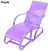 Children' Gift Garden Bench Toy Accessories Doll Beach Chair Foldable Deckchair Dollhouse Furniture