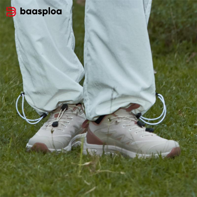 BAASPLOA Женская обувь для активного отдыха Нескользящая износостойкая сетчатая дышащая женская обувь для альпинизма и походов Модная женская спортивная обувь