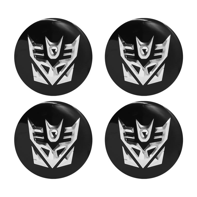 4pcs/set 56+60mm Autobot Emblem Car Wheel Center Cap Hub Covers Badge For HONDA TOYOTA BMW KIA Chevrolet FORD LEXUS