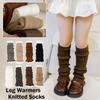 New Knitting Children Leg Warmers Cute Sweet Lolitas Knitted Socks Boot Warmers Autumn Winter