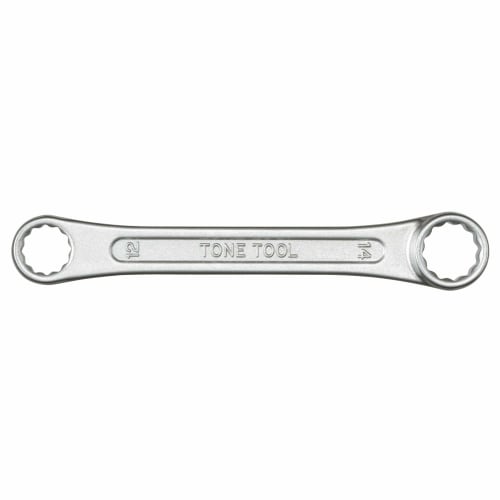 TONE Short Open End Wrench (Straight), HPM03-1214, 12 X 14mm Flats