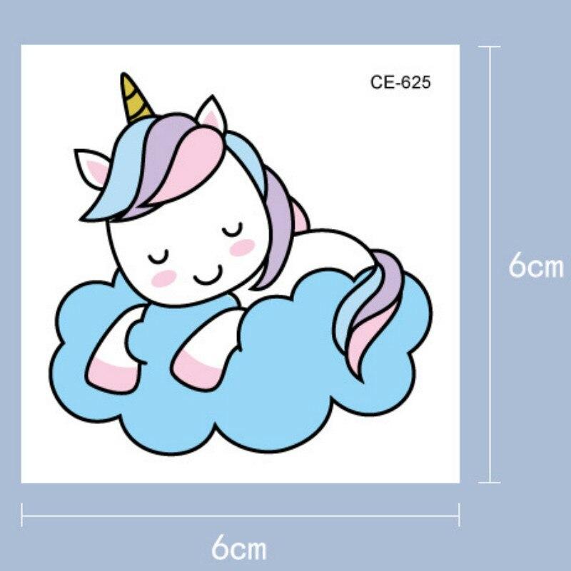 Cartoons Kids Temporary Tattoos Sticker Colorful Fake Tattoo Flash Waterproof Small Body Art Couple Child Designs